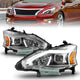 Chrome Housing LED DRL Projector Headlights <br> 13-15 Nissan Altima