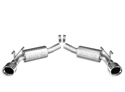 S-Type Axle-Back Exhaust System <br> 10-13 Chevy Camaro SS 6.2L V8