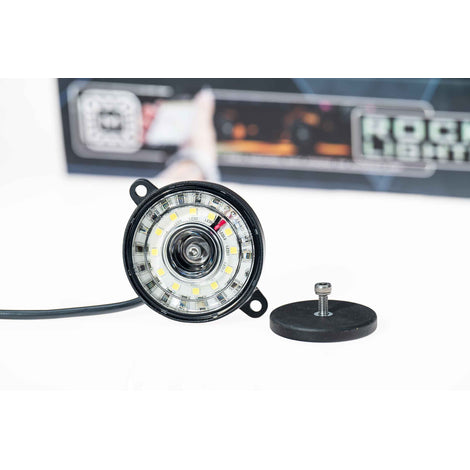 White Rock Light Parts Puck w/ input wiring (Single) <br>Universal