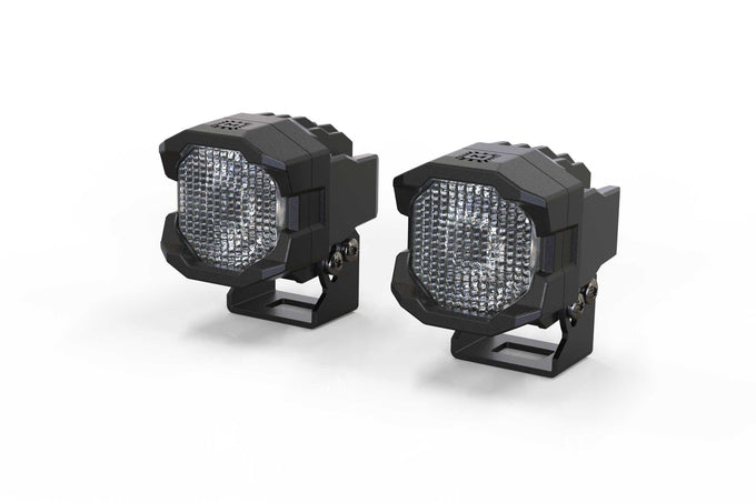 HXB LED Pod <br> 1Banger,Flood,White,Pair