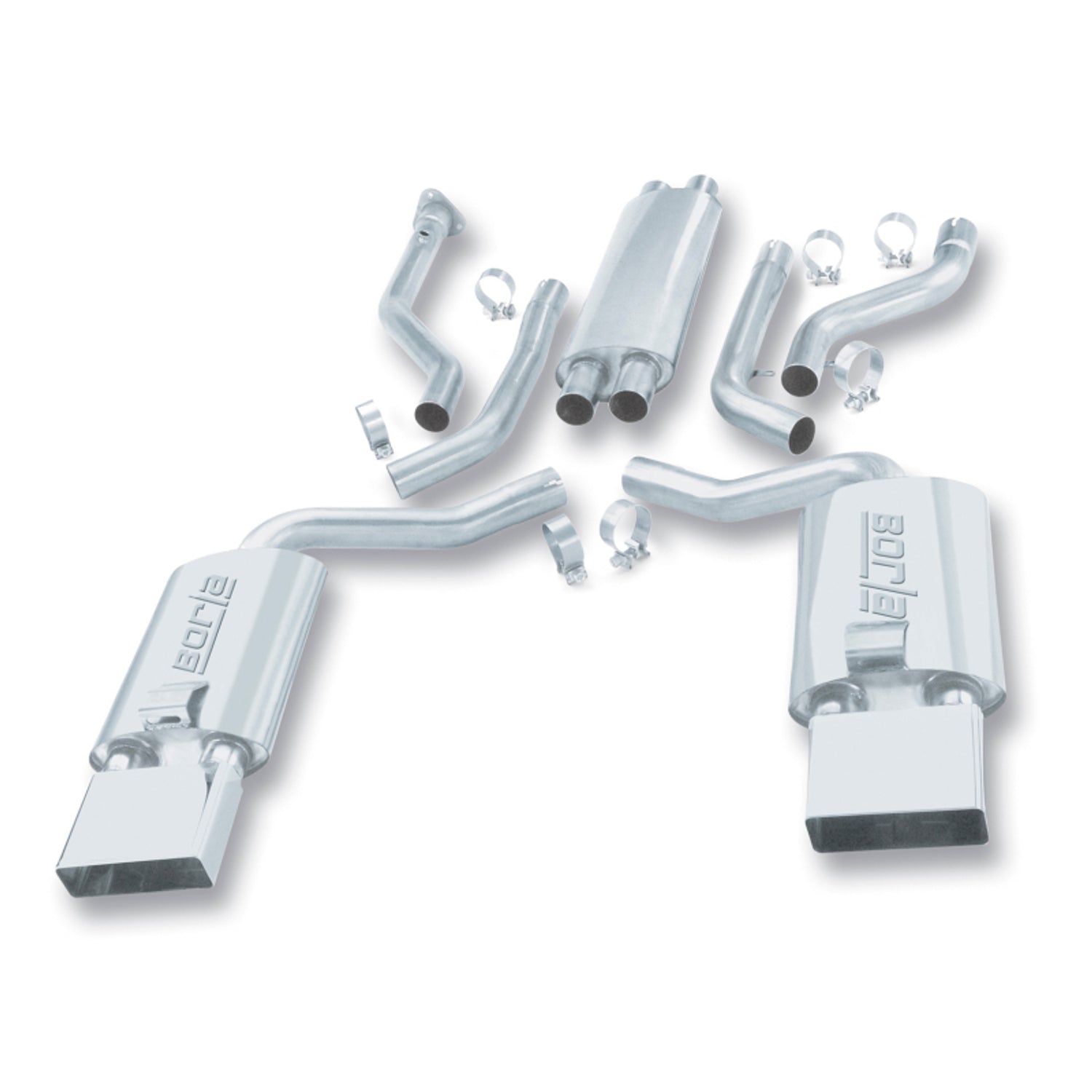 S-Type Cat-Back Exhaust System <br> 92-96 Chevy Corvette 5.7L V8