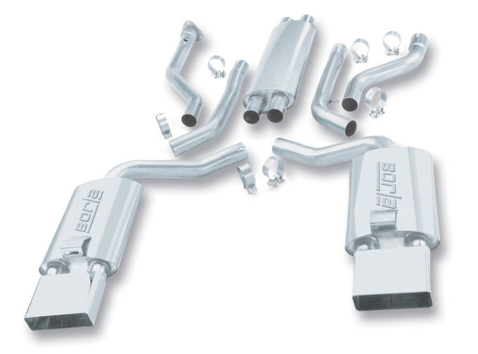 S-Type Cat-Back Exhaust System <br> 92-96 Chevy Corvette 5.7L V8