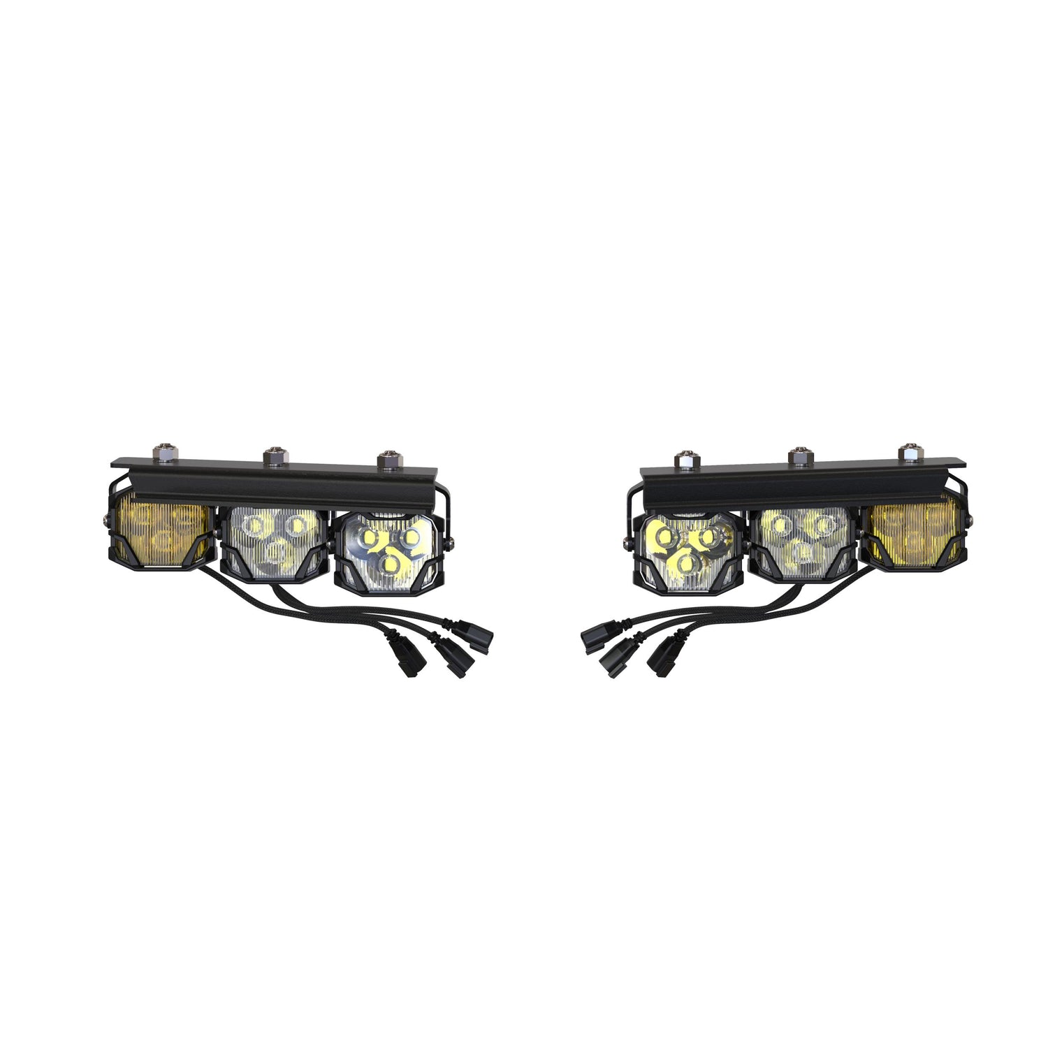 4Banger Triple Fog Kit (brackets only) <br>21-24 Bronco