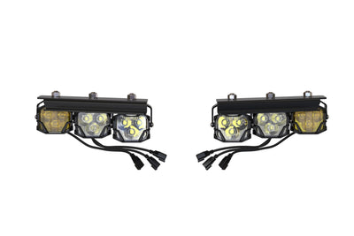 4Banger Triple Fog Kit (brackets only) <br>21-24 Bronco