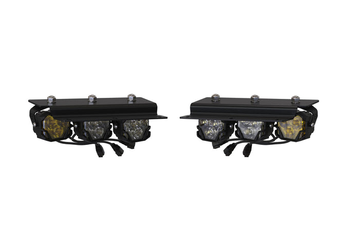 4Banger Triple Fog Kit (brackets only) <br>21-24 Bronco