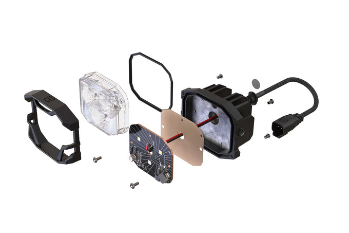 4Banger Triple Fog Kit (brackets only) <br>21-24 Bronco