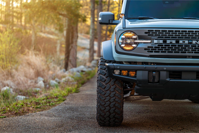 4Banger Triple Fog Kit (brackets only) <br>21-24 Bronco