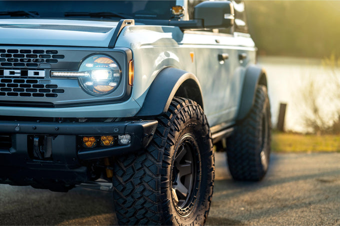 4Banger Triple Fog Kit (brackets only) <br>21-24 Bronco