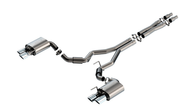 S-Type Cat-Back Exhaust System <br> 2024 Ford Mustang GT With Active Exhaust