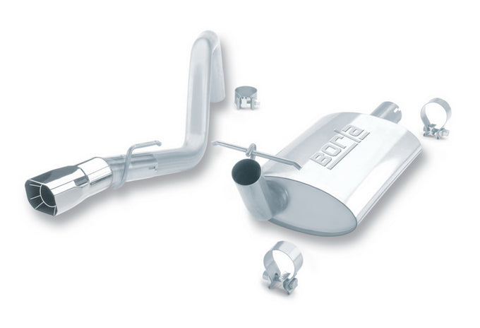 Touring Cat-Back Exhaust System <br> 91-95 Jeep Wrangler 4L L6