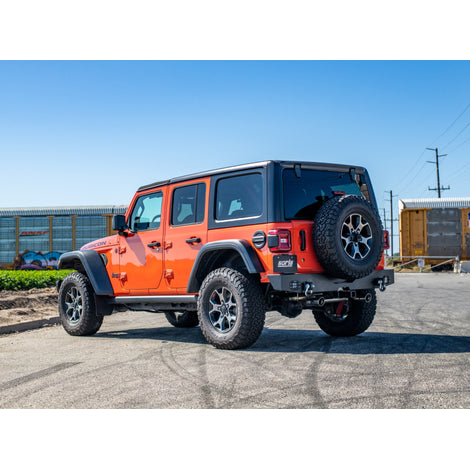 Touring Axle-Back Exhaust System <br> 18-23 Jeep Wrangler 2L