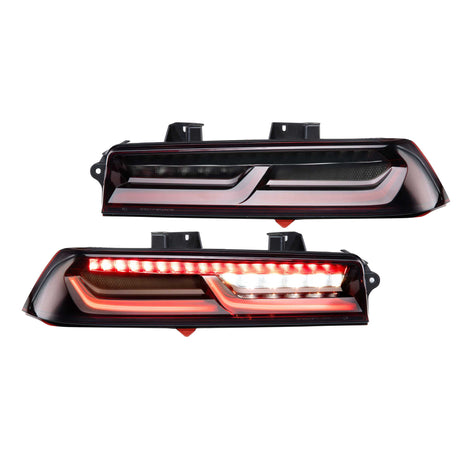 Pair Red XB LED Tail Lights <br> 14-15 Chevrolet Camaro