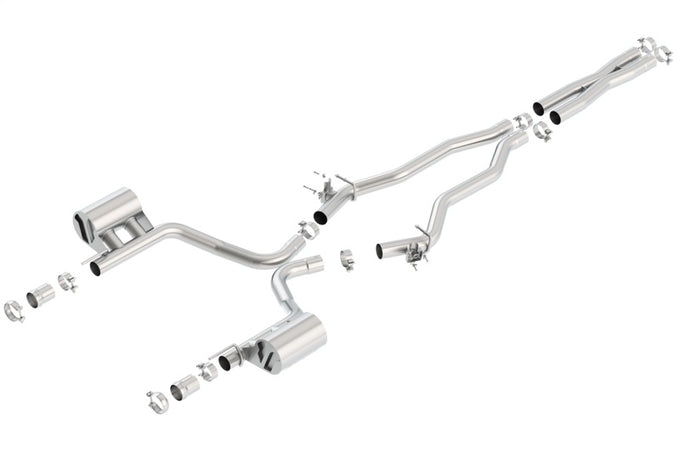 ATAK Cat-Back Exhaust System <br> 15-23 Dodge Challenger 6.4L V8 With MDS