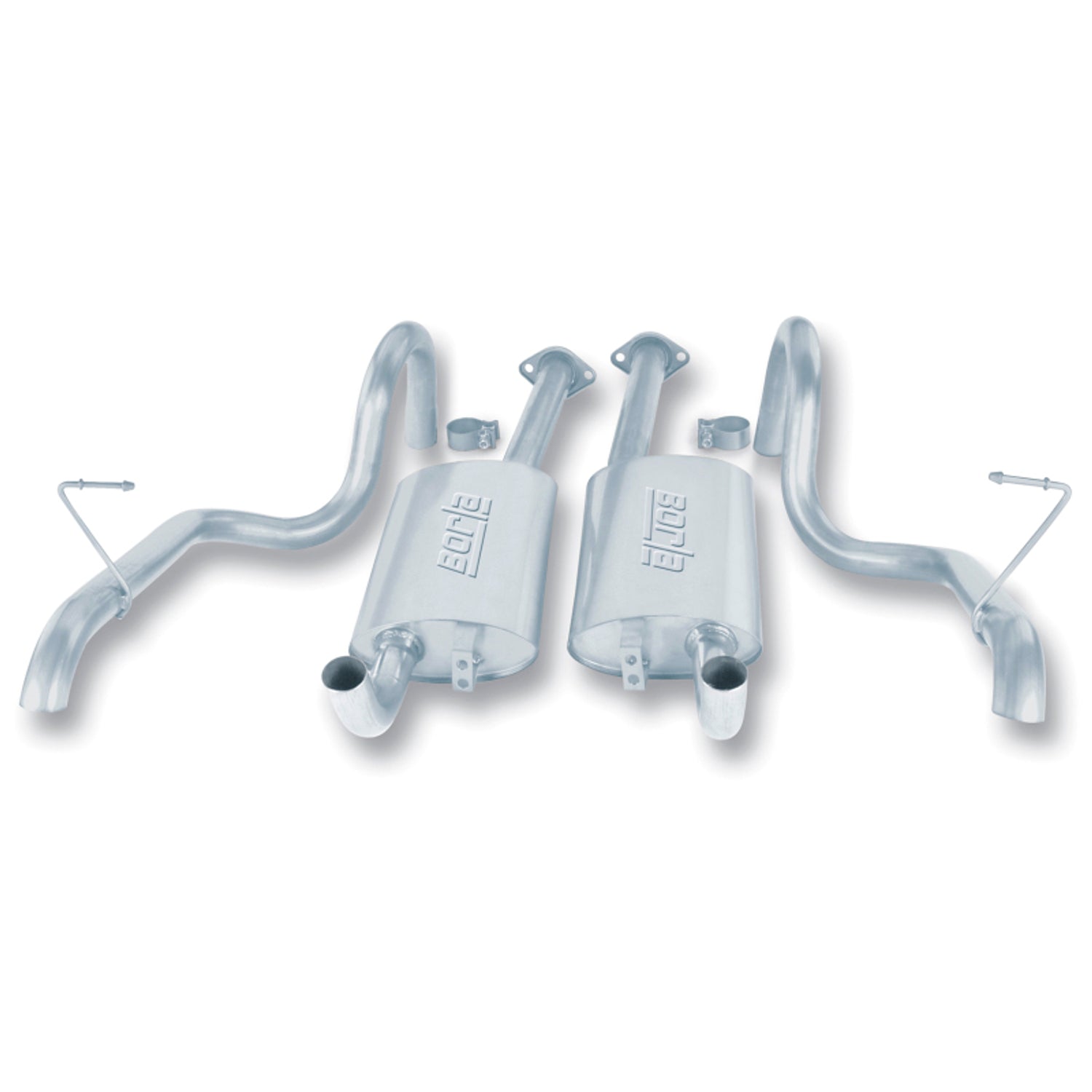 S-Type Cat-Back Exhaust System <br> 87-93 Ford Mustang 5L V8