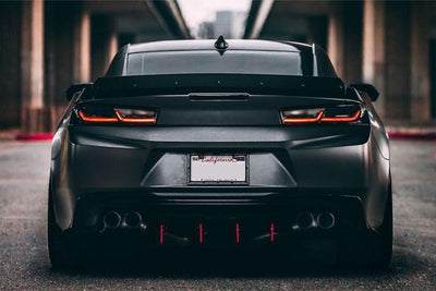 Pair Smoked XB LED Tail Lights <br> 14-15 Chevrolet Camaro