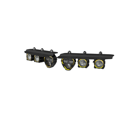 Sae Dual Mode Fog Light Pocket Kit<br>21-24 Ford Bronco