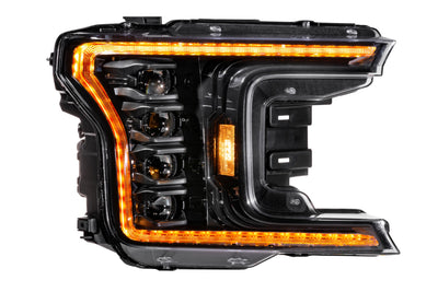 XB LED Headlights (Pair/ASM Amber DRL) <br>18-20 Ford F150