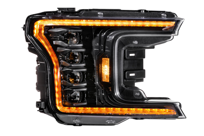 XB LED Headlights (Pair/ASM Amber DRL) <br>18-20 Ford F150