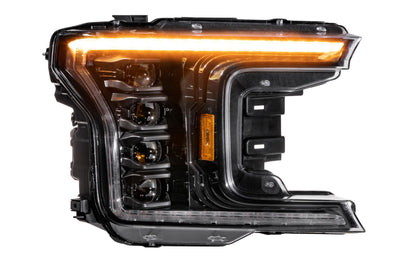 XB LED Headlights (Pair/ASM Amber DRL) <br>18-20 Ford F150