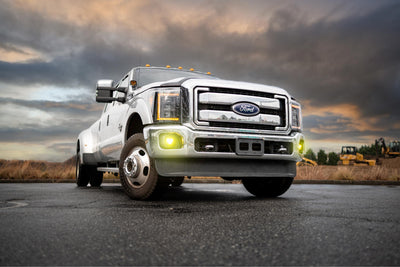 XB LED Headlights (Pair/Amber DRL) <br>11-16 Ford Super Duty