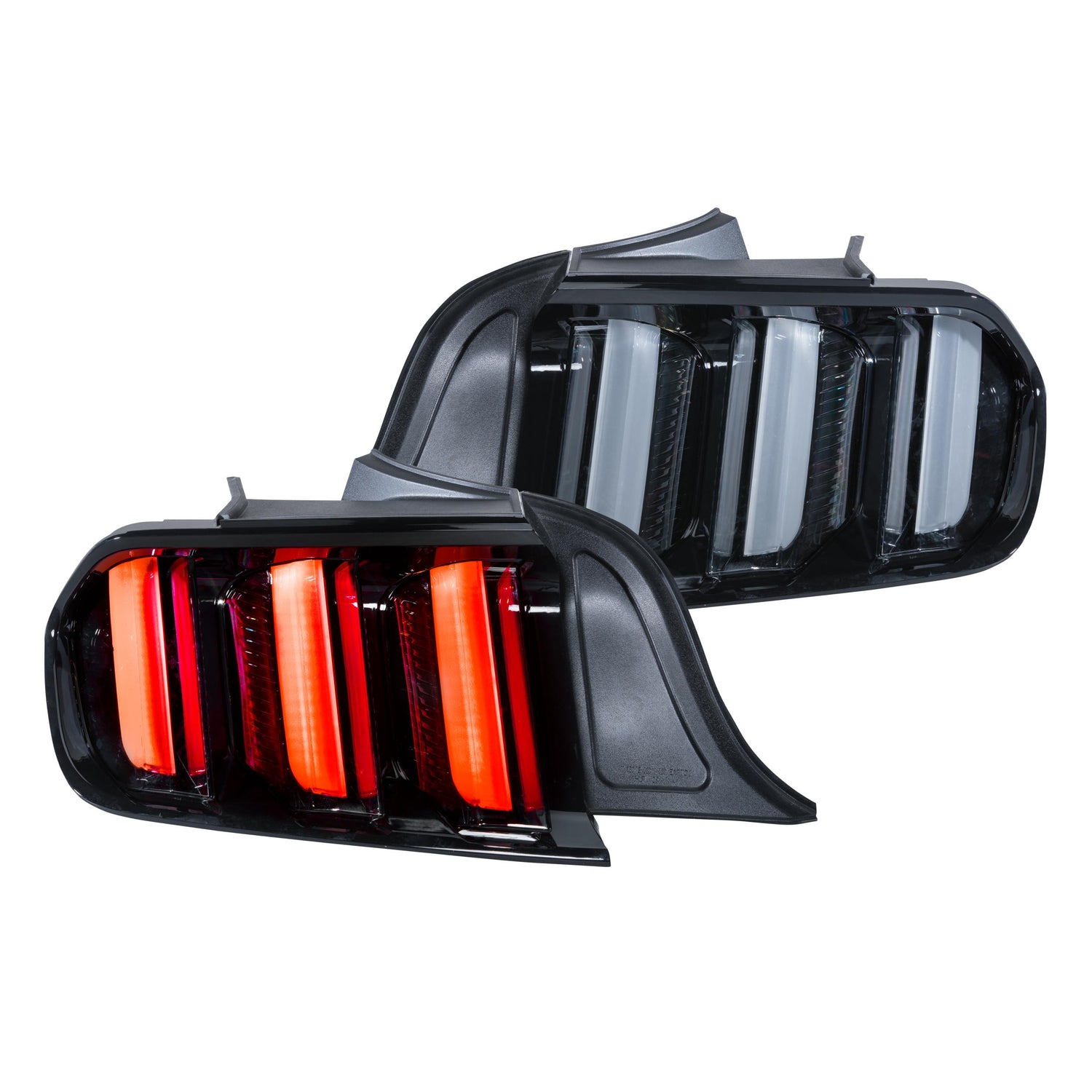 Pair / Clear / Amber Seq XB LED Tail Lights <br> 15-22 Ford Mustang