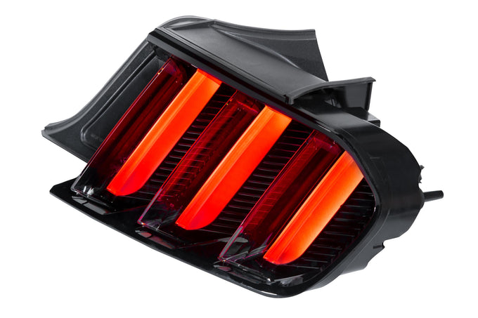 Pair / Clear / Amber Seq XB LED Tail Lights <br> 15-22 Ford Mustang