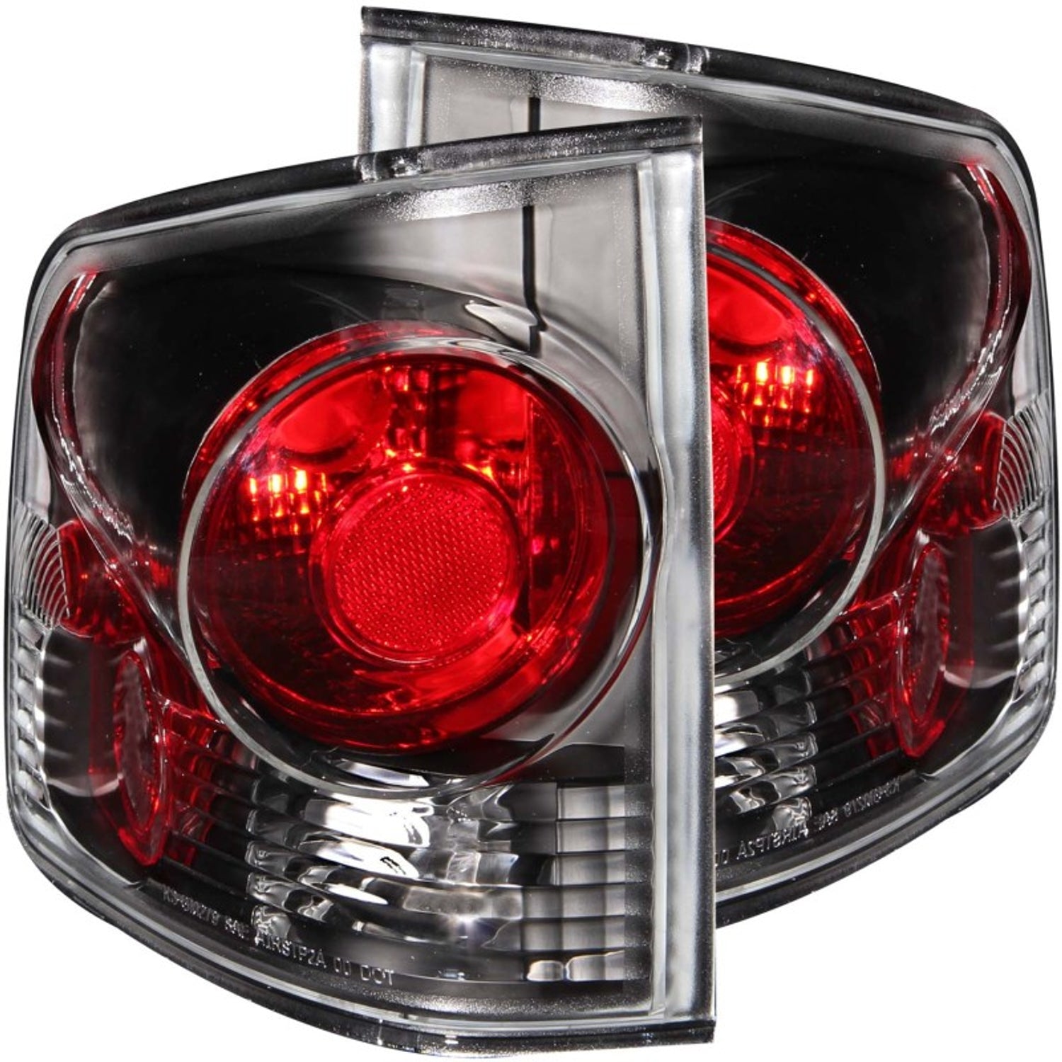 Black 3D Style Taillights <br> 95-05 Chevy S-10, GMC Sonoma