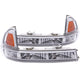Chrome Parking Lights w/Amber Reflector<br> 97-04 Dodge Dakota