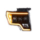 XB LED Headlights (Pair/ASM Amber DRL) <br>09-14 Ford F150