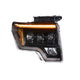 XB LED Headlights (Pair/ASM Amber DRL) <br>09-14 Ford F150
