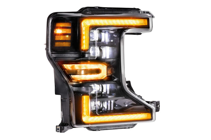 XB LED Headlights (Pair ASM Amber DRL)<br>20-22 Ford Super Duty