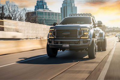 XB LED Headlights (Pair ASM Amber DRL)<br>20-22 Ford Super Duty