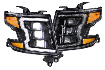 XB LED Headlights (Pair/ASM) <br>15-20 Chevrolet Tahoe/Suburban