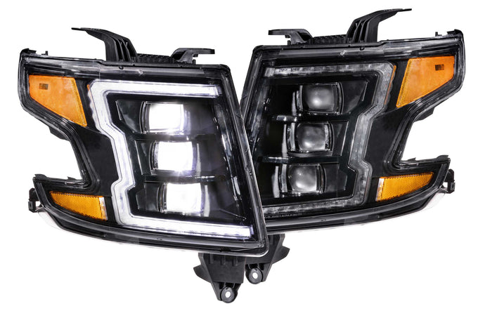 XB LED Headlights (Pair/ASM) <br>15-20 Chevrolet Tahoe/Suburban