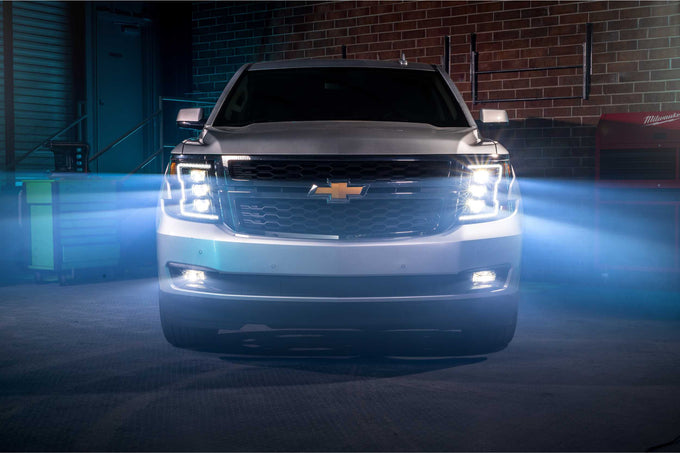 XB LED Headlights (Pair/ASM) <br>15-20 Chevrolet Tahoe/Suburban