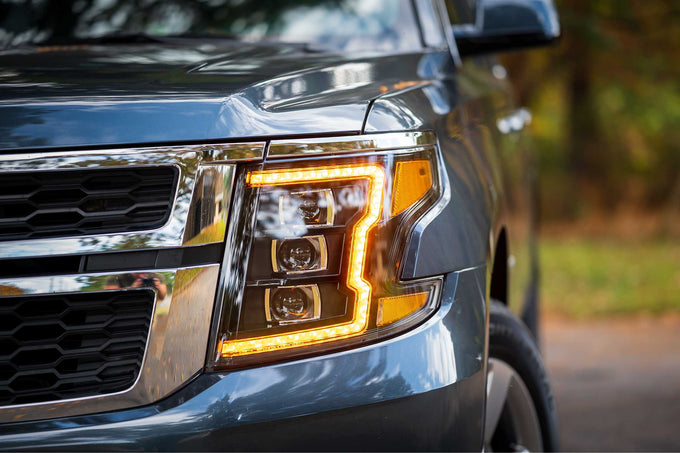XB LED Headlights (Pair/ASM) <br>15-20 Chevrolet Tahoe/Suburban