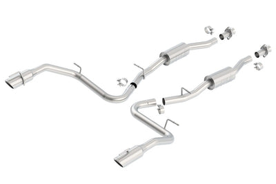 S-Type Cat-Back Exhaust System <br> 1999,2001,03-04 Ford Mustang SVT Cobra 4.6L V8