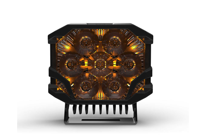 1x BigBanger HXB LED Pod Amber DRL / Combo / Yellow <br> Universal