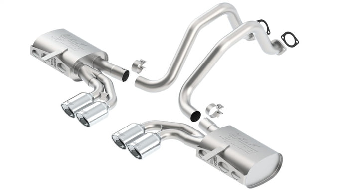 ATAK Cat-Back Exhaust System <br> 97-04 Chevy Corvette 5.7L V8