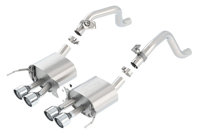 S-Type Axle-Back Exhaust System <br> 14-18 Chevy Corvette Stingray 6.2L V8