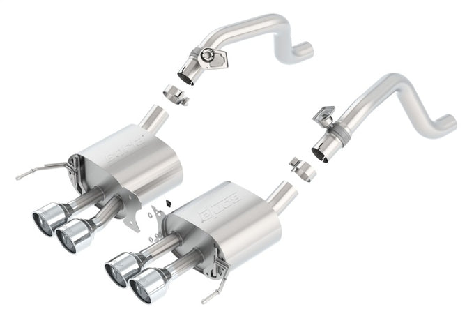 S-Type Axle-Back Exhaust System <br> 14-18 Chevy Corvette Stingray 6.2L V8