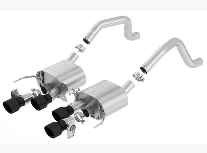 ATAK Axle-Back Exhaust System <br> 15-19 Chevy Corvette Z06 17-19 Grand Sport
