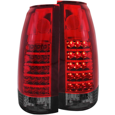 Red/Smoke LED Taillights <br> 99-00 Cadillac Escalade