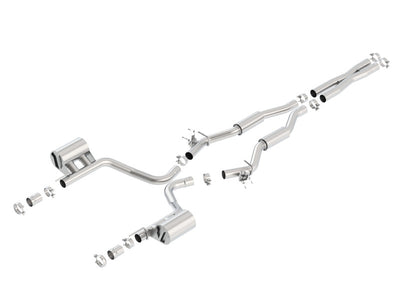 S-Type Cat-Back Exhaust System <br> 15-23 Dodge Challenger 6.4L V8 With MDS