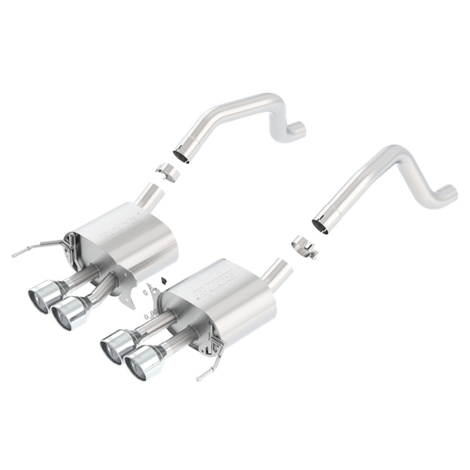 S-Type Axle-Back Exhaust System <br> 15-18 Chevy Corvette Z06 17-18 Grand Sport