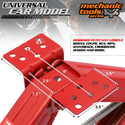 2pcs Camper RV Trailer Stabilizer Leveling Scissor Jacks <br>23.5 in. Height Extension