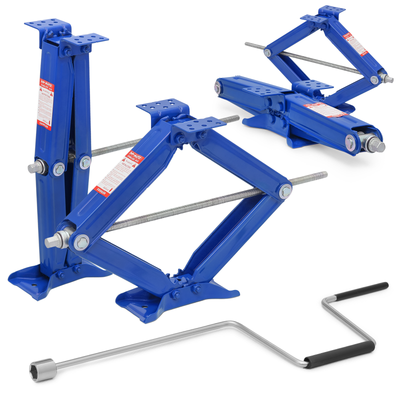 4pcs Camper RV Trailer Stabilizer Leveling Scissor Jacks <br>23.5 in. Height Extension