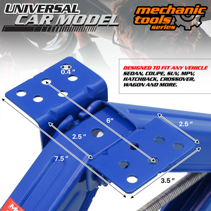 4pcs Camper RV Trailer Stabilizer Leveling Scissor Jacks <br>23.5 in. Height Extension