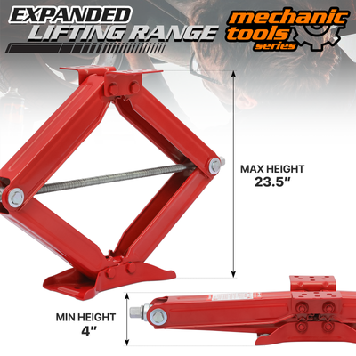 4pcs Camper RV Trailer Stabilizer Leveling Scissor Jacks <br>23.5 in. Height Extension