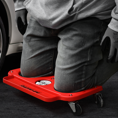 Durable Rolling Knee Creeper w/Tool Tray <br>Dimensions: 20 x 10 x 3.5 inches
